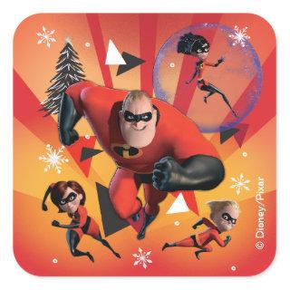 Disney | The Incredibles | Holiday Heroes Square Sticker