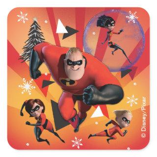 Disney | The Incredibles | Holiday Heroes Square Sticker