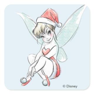 Disney | Tinker Bell | Holiday Cheer Quote Square Sticker