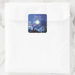 Disney's Peter Pan Neverland Birthday Square Sticker