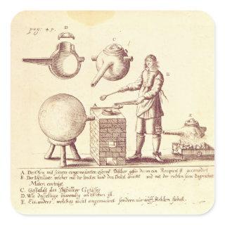 Distilling Equipment Square Sticker