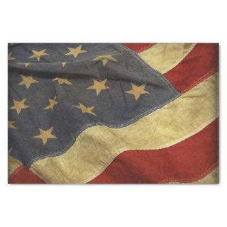Distressed American Flag Tissue Paper
