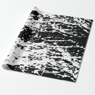 Distressed Black and White Distressed Paint