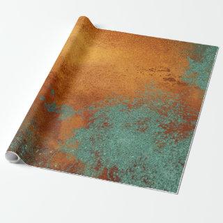 Distressed Copper Metallic Texture 23
