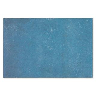 Distressed deep turquoise cold blue concrete tissue paper