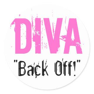DIVA  -  "Back Off!" Stickers