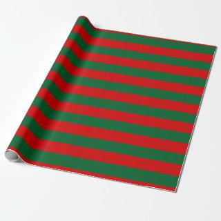 DIY Color 2” Preppy Stripe Forest Green Red