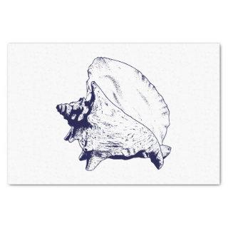 DIY Color Beach Theme - Conch She’ll - Navy Tissue Paper