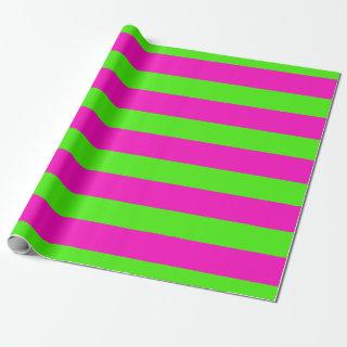 DIY Color XL Preppy Stripe Lime Grn Shocking Pink