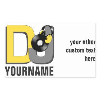 DJ custom stickers