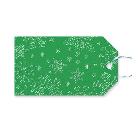 Dk Green Christmas BG Snowflake Boarder Clipart Th Gift Tags