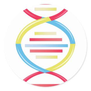 DNA Chain Classic Round Sticker