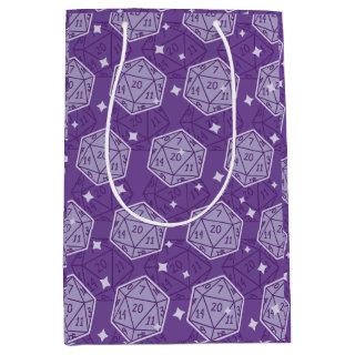 DnD Birthday Party Dungeons & Dragons D20 Dice Medium Gift Bag