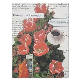 Do Not Interrupt Money Morning Coffee Tea Time Tissue Paper