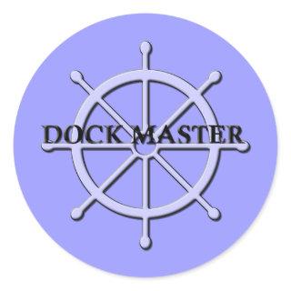 Dock Master Ship Wheel Sticker 2