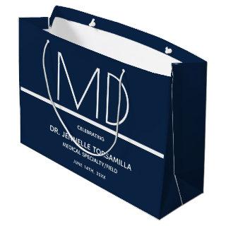 Doctor MD Blue Graduation Party Large Gift Bag