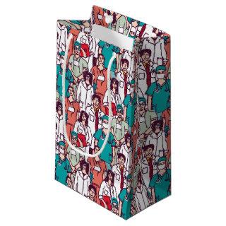 Doctor & Surgeon Pattern Small Gift Bag
