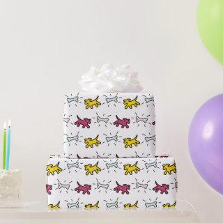Dog Bone Graffiti Style Choose Color Wrapping WP2