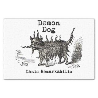 Dog Demon Vintage Funny Cute Tissue Paper