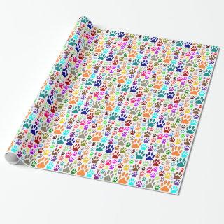 Dog Paw Prints All Over