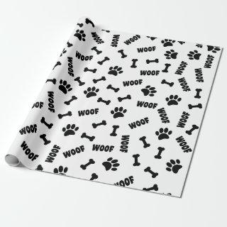 Dog Paw Prints Bones And Woofs Custom
