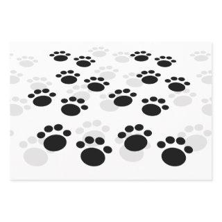 Dog Pawprint Trail  Sheets