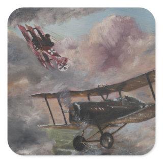 Dogfight 1917 square sticker