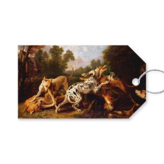 Dogs Fighting (by Frans Snyders) Gift Tags