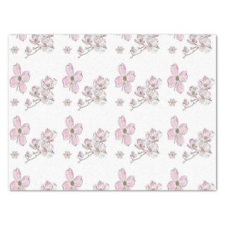 Dogwood Pattern design on Tissue Paper