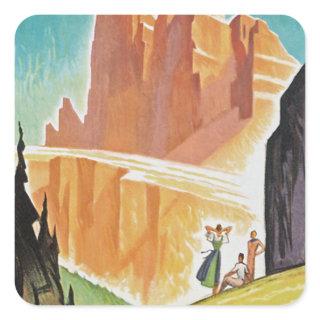 Dolomites Square Sticker