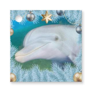 Dolphin Holiday Gift Tag