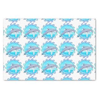 Dolphin Maori Sun Tissue Paper