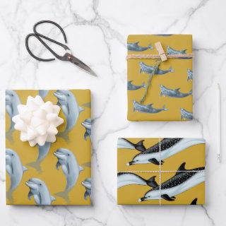 Dolphin Patterns Gold
