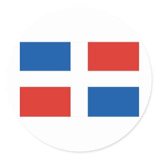 Dominican Republic Classic Round Sticker
