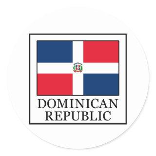 Dominican Republic Classic Round Sticker