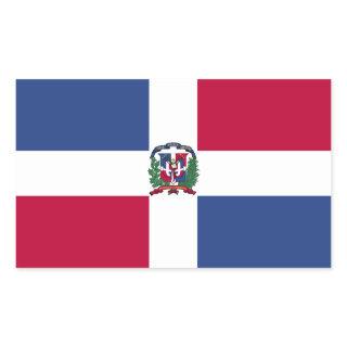 Dominican Republic Flag Rectangular Sticker