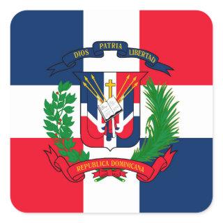 Dominican Republic Square Sticker