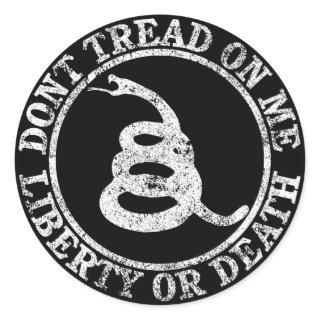 Don’t Tread on Me Classic Round Sticker