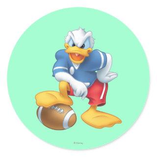 Donald Duck | Football Classic Round Sticker