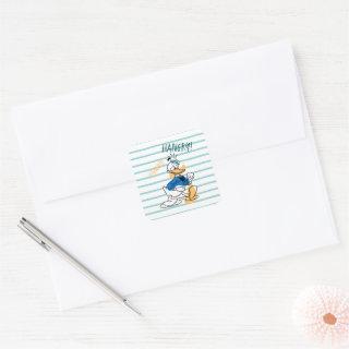 Donald Duck | Hangry Hangry Square Sticker
