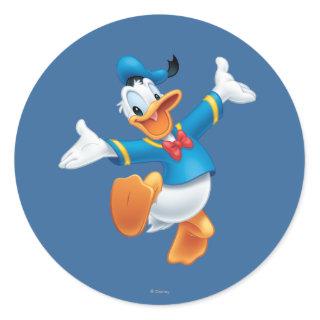 Donald Duck | Jumping Classic Round Sticker