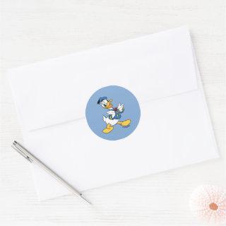Donald Duck | Proud Pose Classic Round Sticker
