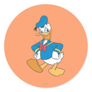 Donald Duck | Talking Pose Classic Round Sticker