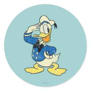Donald Duck | Vintage Classic Round Sticker
