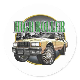 Donk Caprice Creme Classic Round Sticker