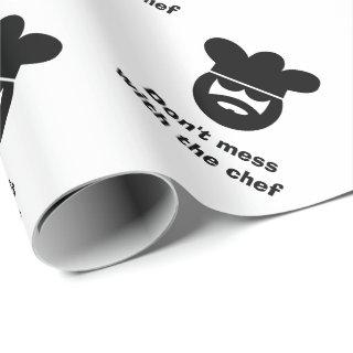 Don't mess with the chef funny cartoon cook