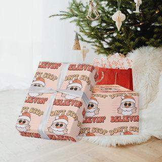 Don't Stop Believin' Retro Santa Claus
