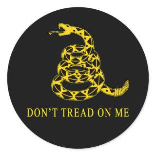 Don't Tread on Me Classic Round Sticker
