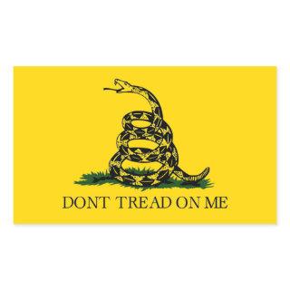 Don't Tread On Me - Gadsden Flag Rectangular Sticker