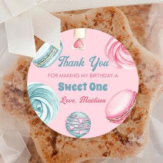 Donut Sweet Ond Girl Cute Colorful Classic Round Sticker